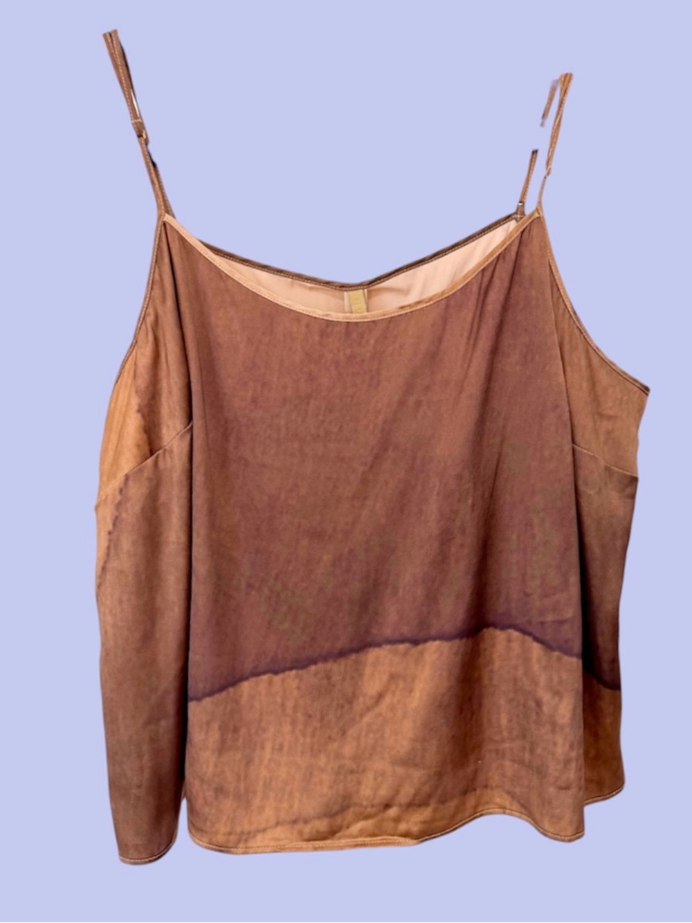 Skims brown silk cami